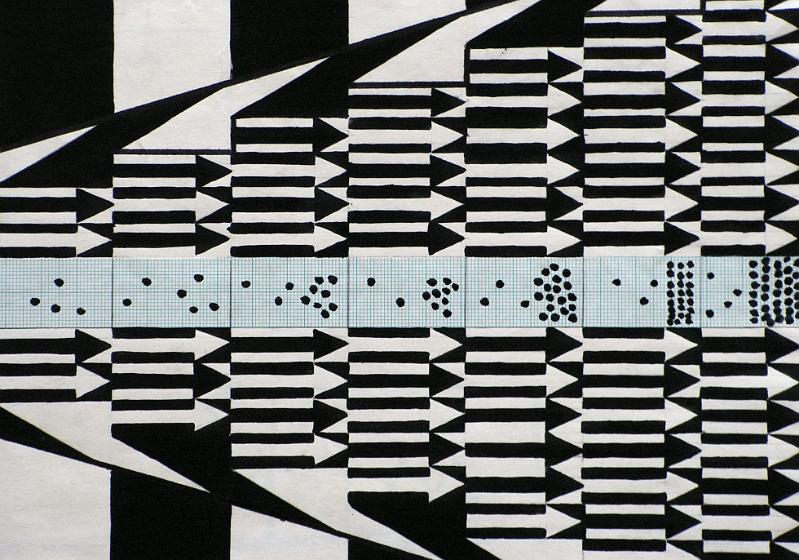 Verdichtung, 1972, Tempera-Papier, 30x40.jpg